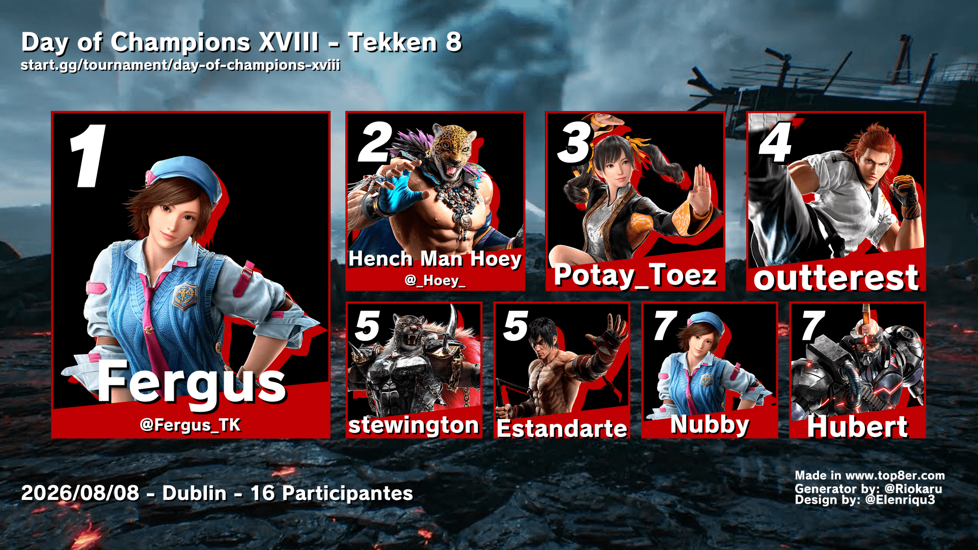 tekken top 8