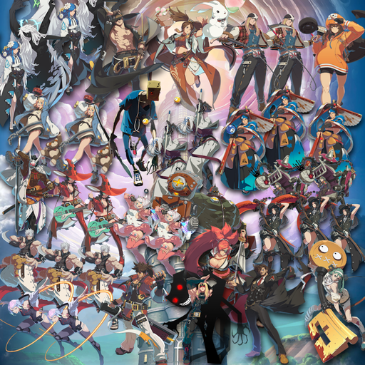 A collage of characters.